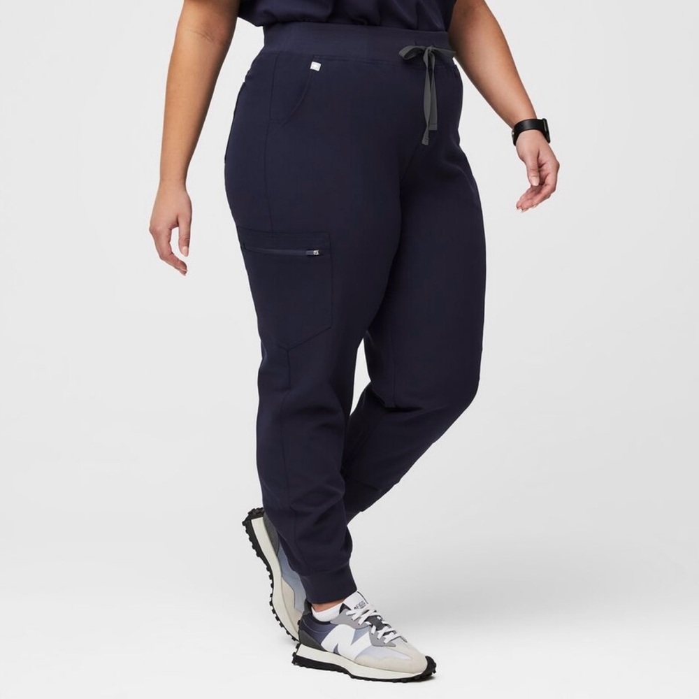 Figs high waisted Zamora joggers navy blue size XL tall